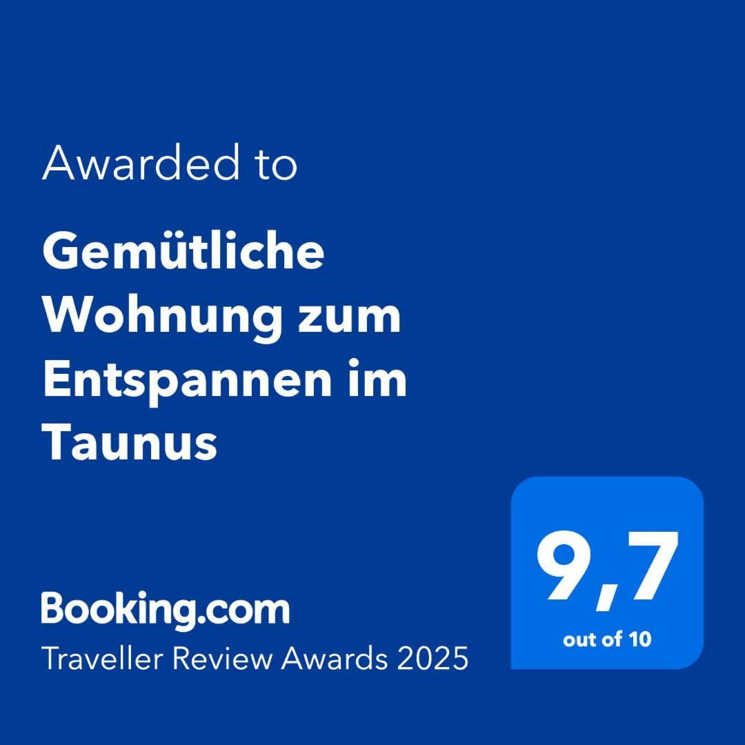 Gemuetliche Wohnung Zum Entspannen Im Taunus Graevenwiesbach Екстер'єр фото